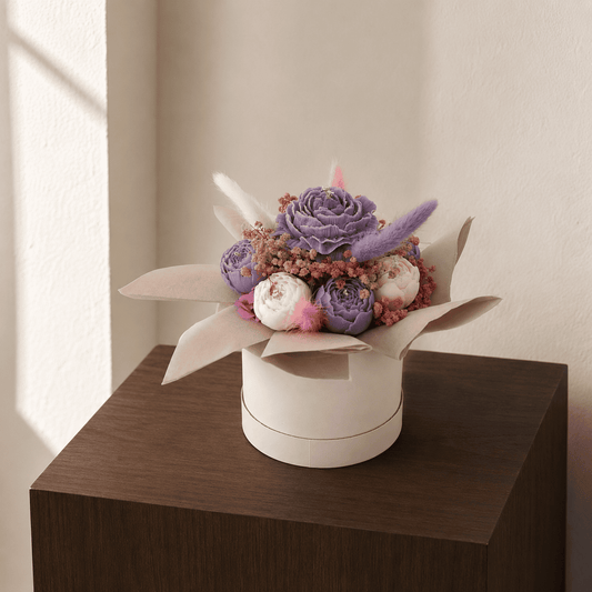 Amethyst Blush | Candle Flower Box