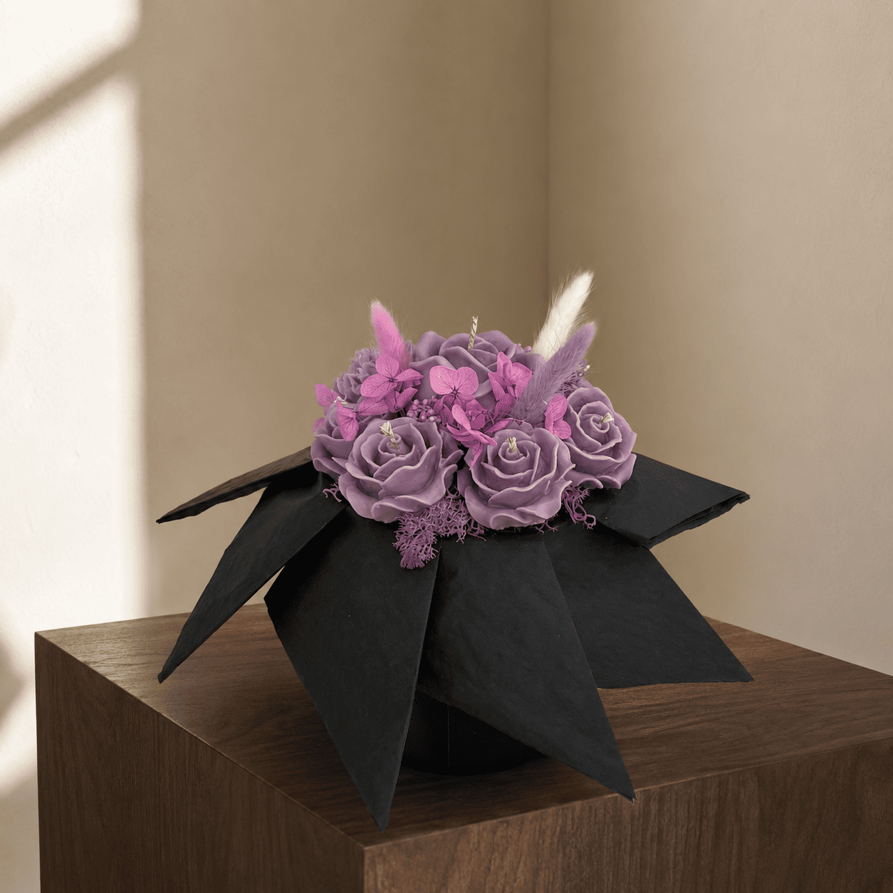 Violet Noir | Candle Flower Box