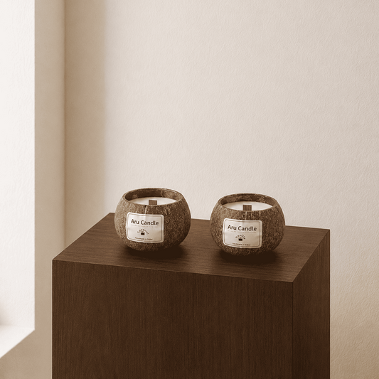 Hidden Message Coconut Candle Gift Set 🥥