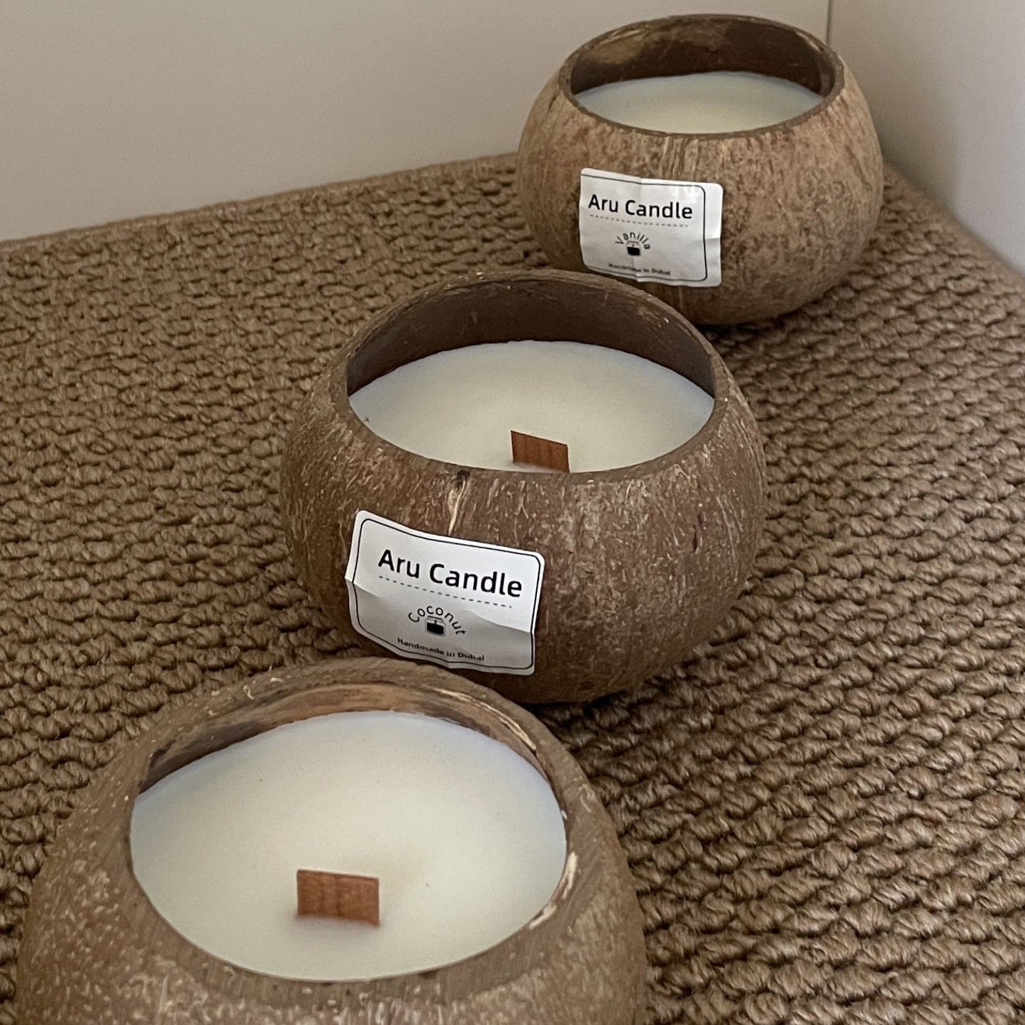 Hidden Message Coconut Candle Gift Set 🥥