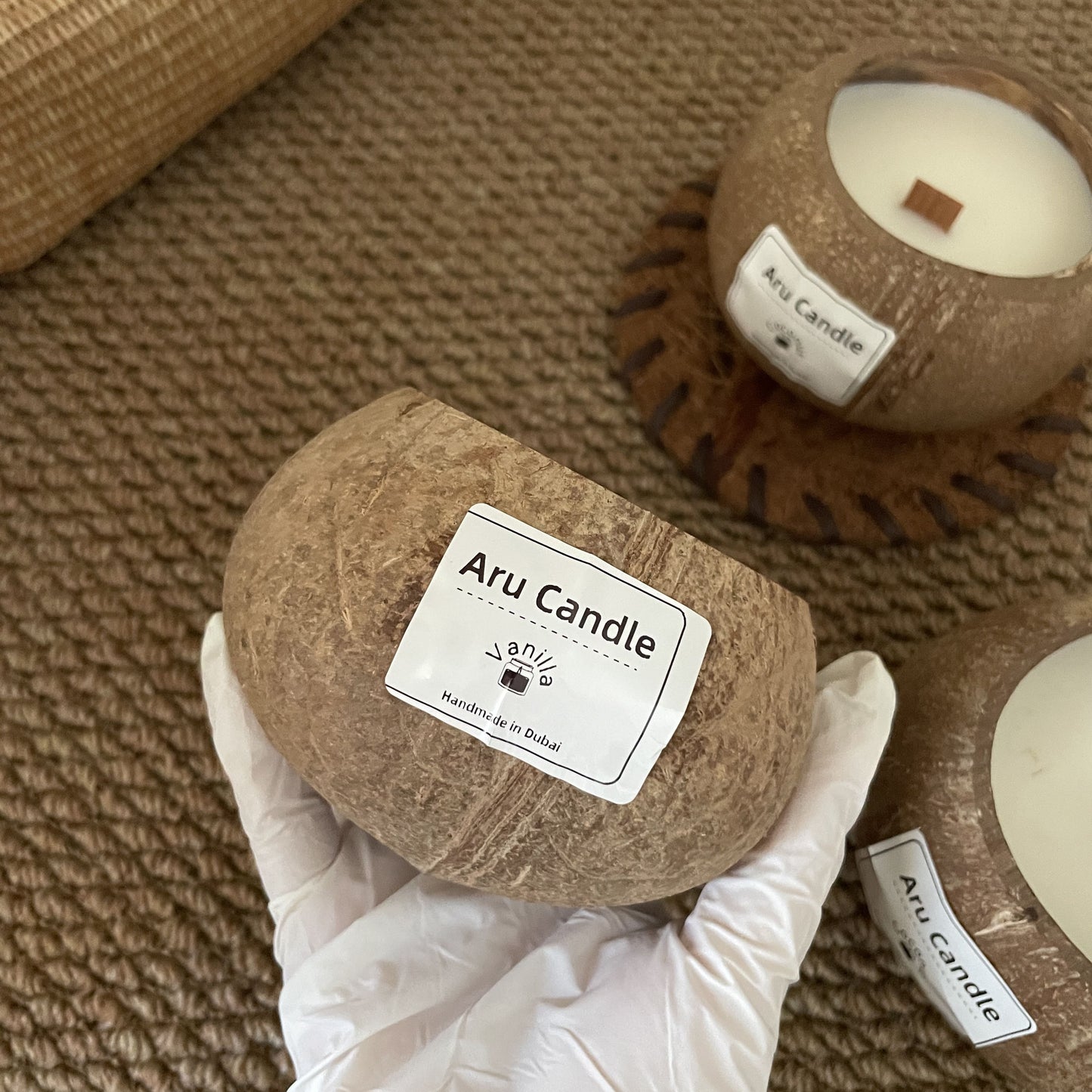 Hidden Message Coconut Candle Gift Set 🥥