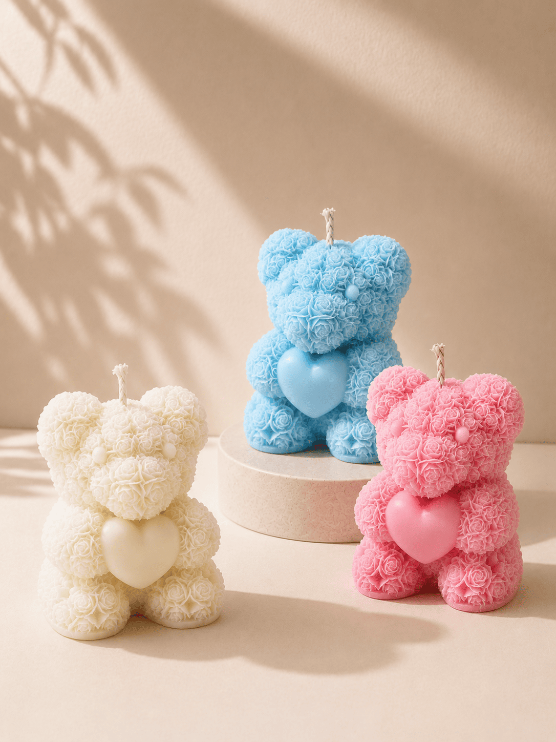 Teddy Bear Candle | Baby Shower Collection