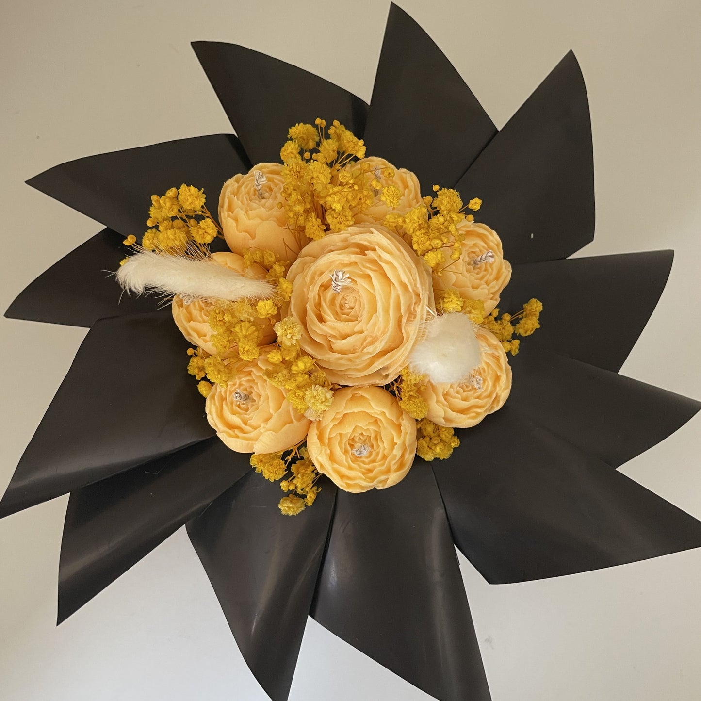 Amber Dawn | Yellow Candle Flower Box